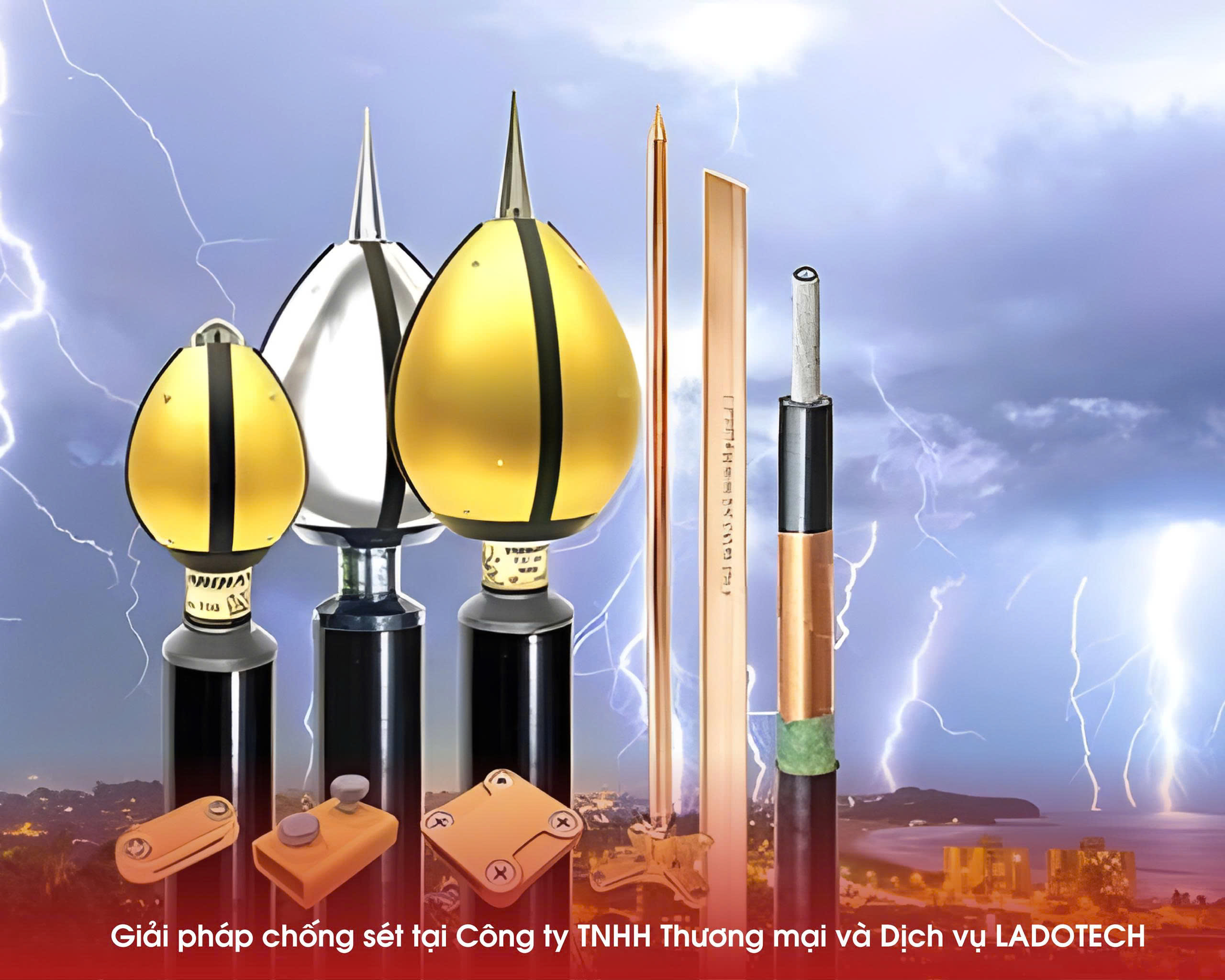 Giải pháp chống sét tại Công ty TNHH Thương mại và Dịch vụ LADOTECH
