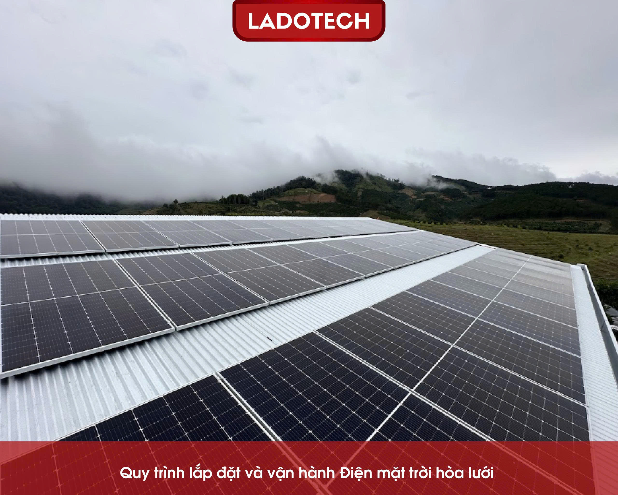 Quy trình lắp đặt và vận hành Điện mặt trời hòa lưới