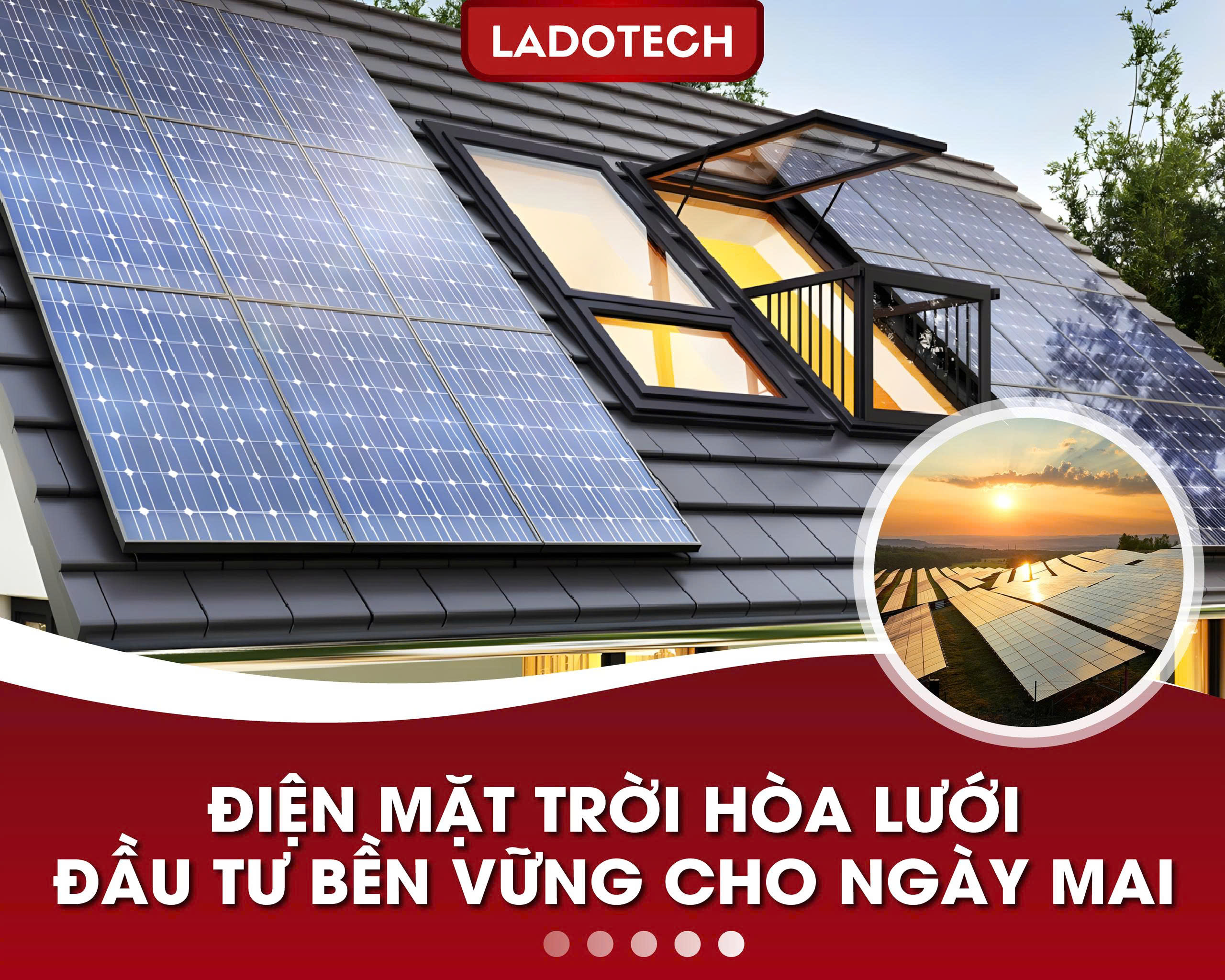 Điện mặt trời hòa lưới – Đầu tư bền vững cho ngày mai