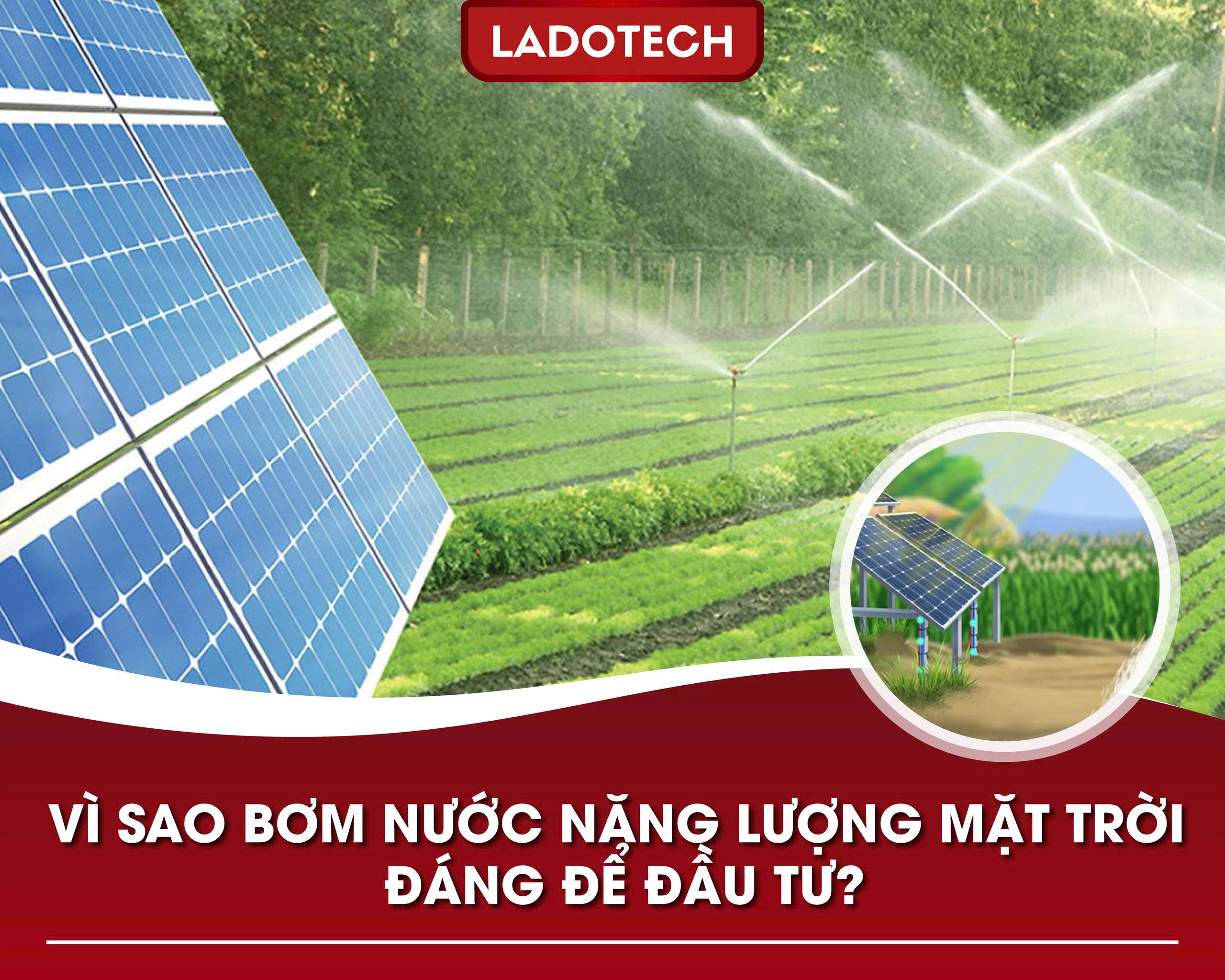 Vì sao bơm nước năng lượng mặt trời đáng để đầu tư?