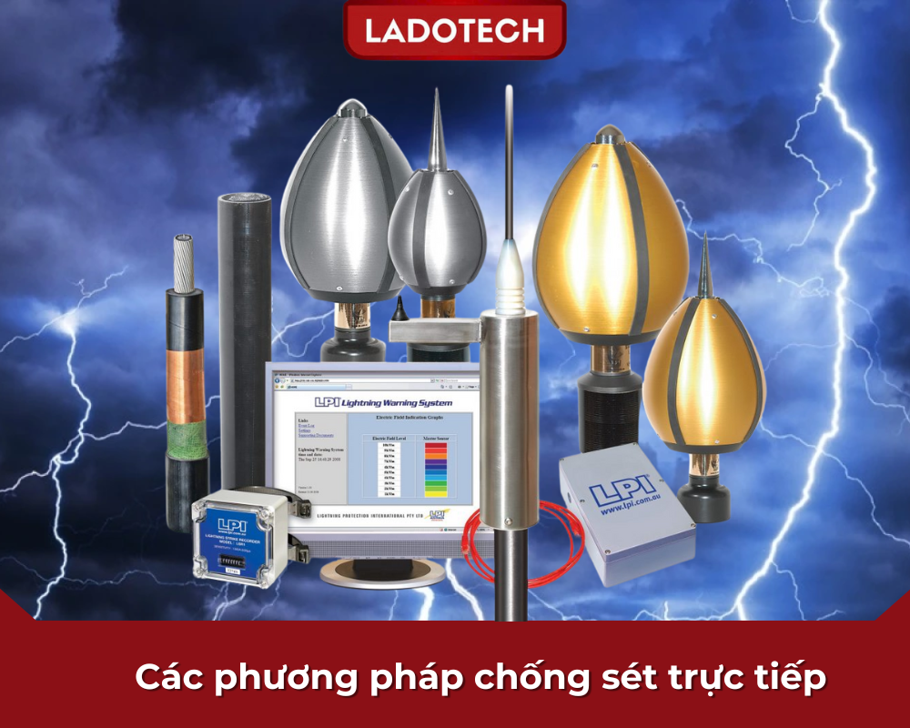Các phương pháp chống sét trực tiếp phổ biến